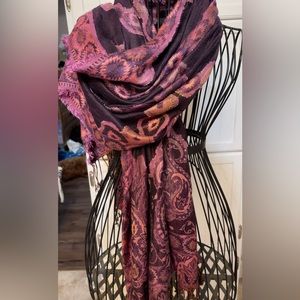 Pink/purple Scarf wrap